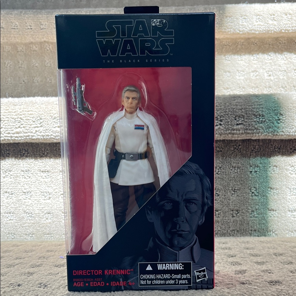 Star Wars Director Krennic Action Figure - White Cape, Black & Brown Outfit